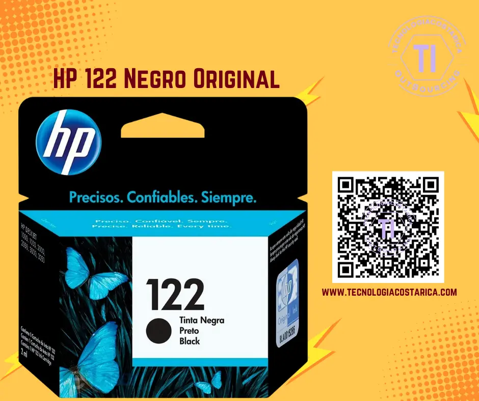 HP 122 - Negro - original