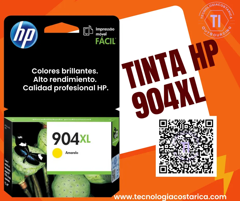 Cartucho Tinta HP 904XL - 4 ml - Amarillo Alto rendimiento