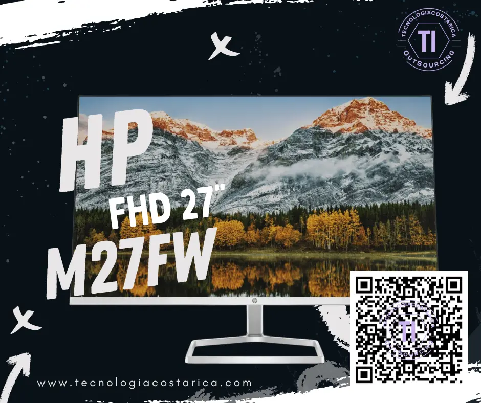 Monitor HP M27fw FHD de 27"