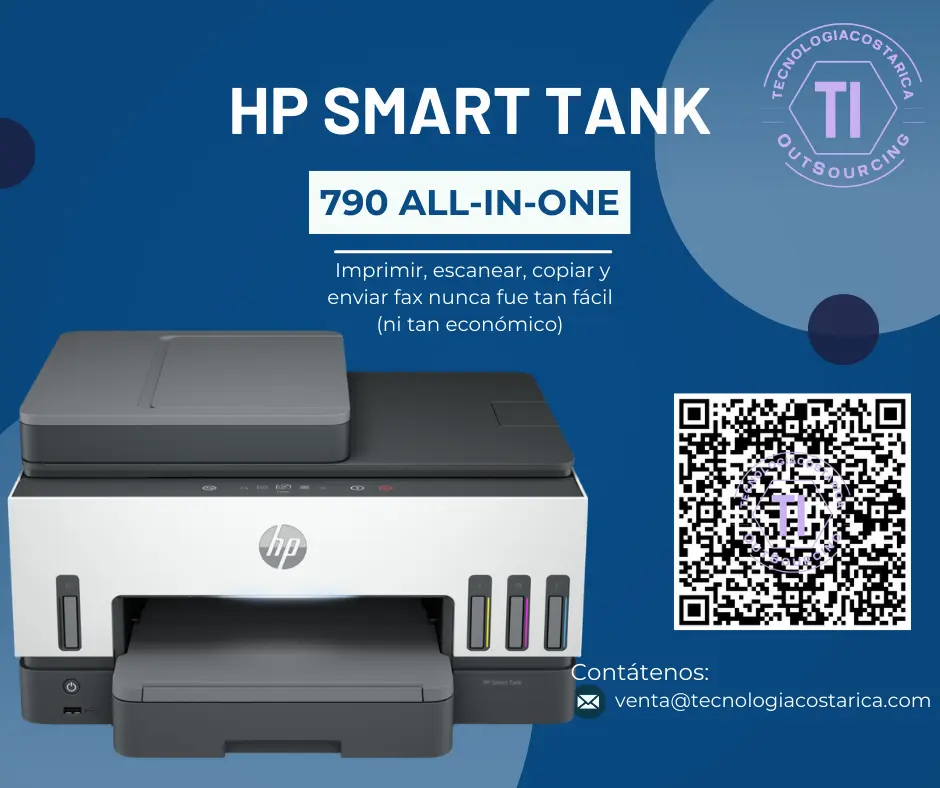 HP Smart Tank 790 All-in-One - Impresora multifunción - color