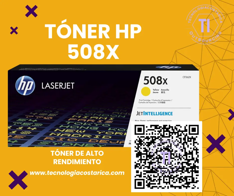 HP 508X - Alto rendimiento - amarillo