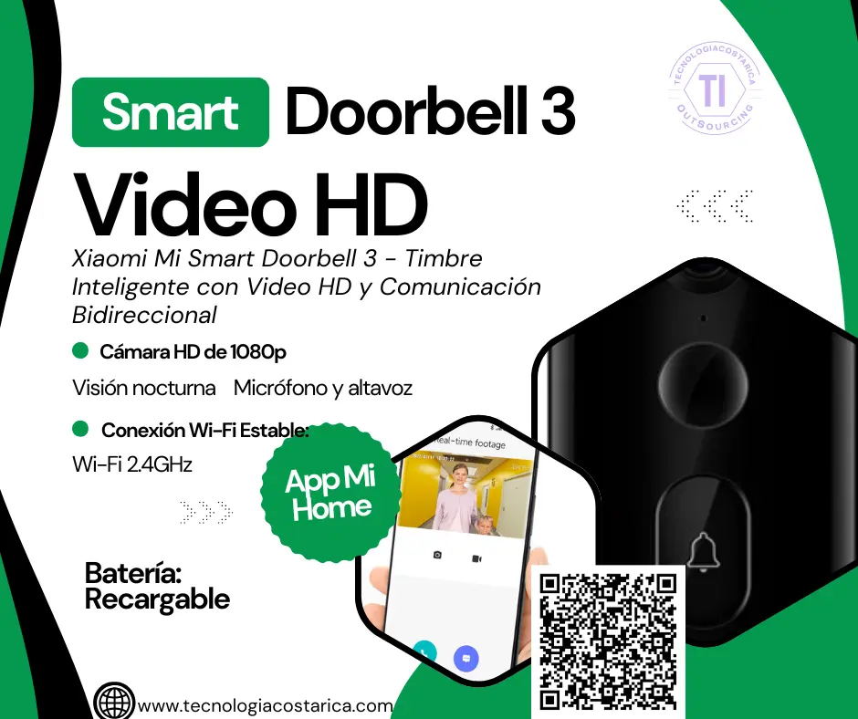 Xiaomi Mi Smart Doorbell 3 - Timbre inteligente