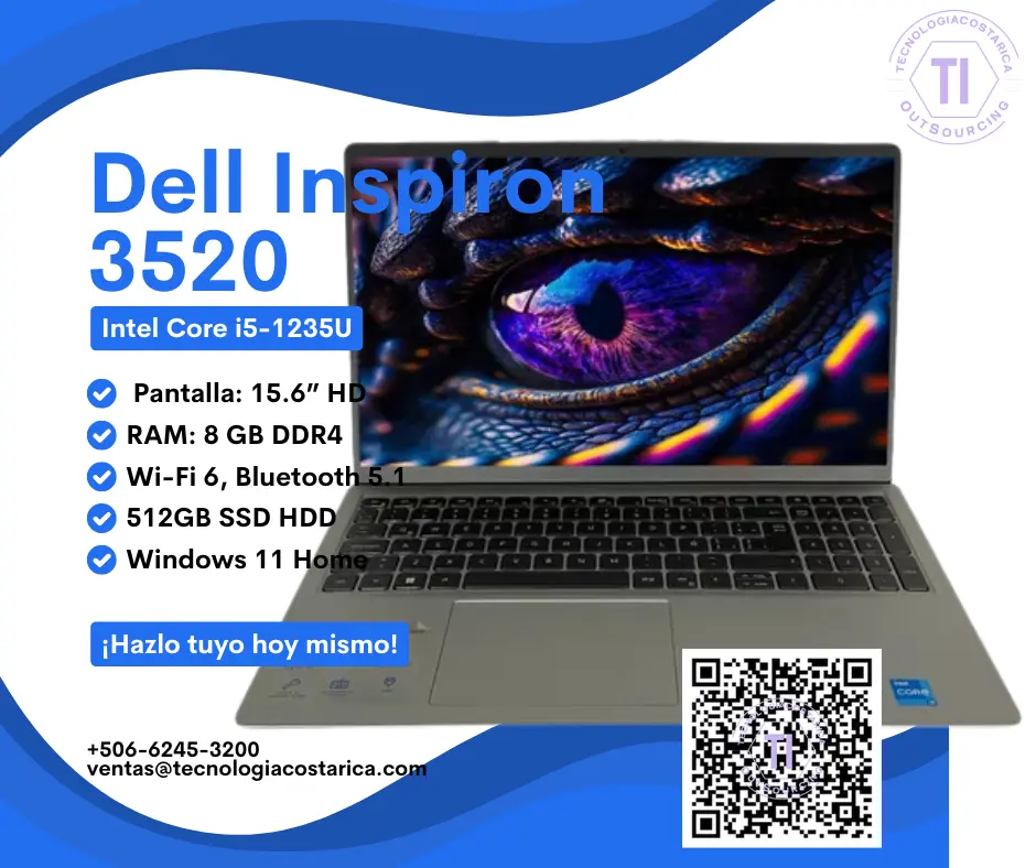 Dell Inspiron 3520 - Notebook - 15.6