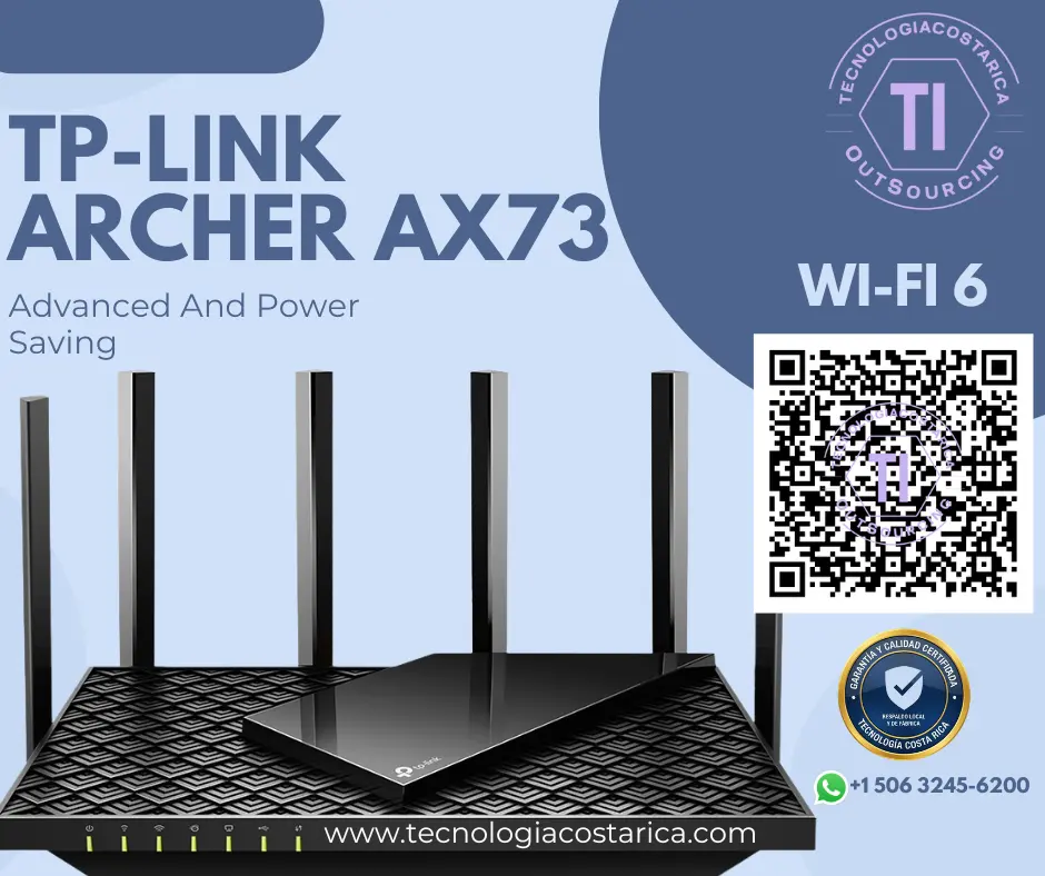 Enrutador inalámbrico: TP-LINK Archer AX73 - V1