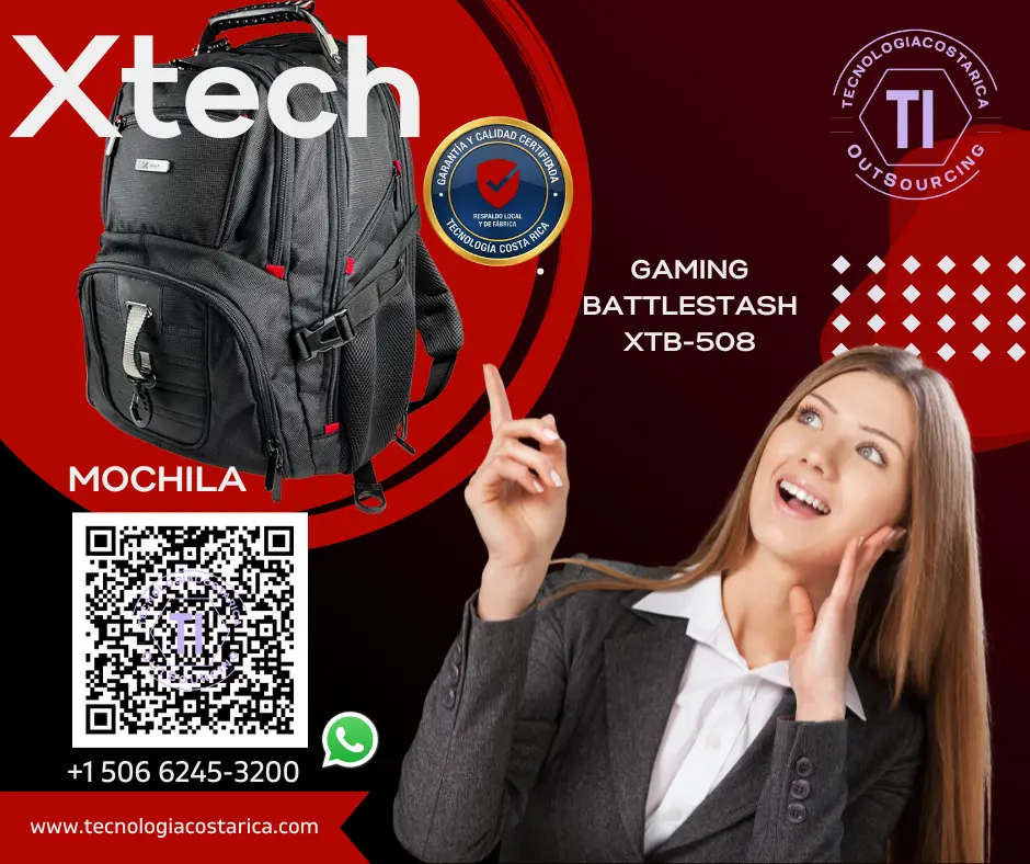 Mochila: Xtech - Notebook carrying backpack - 17