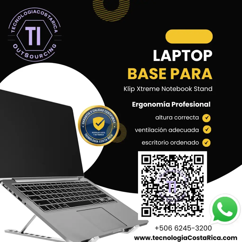 Base: Klip Xtreme - Notebook stand - 8 levels