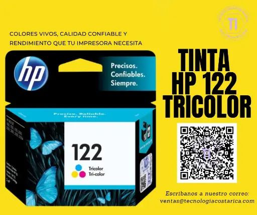 [CH562HL] Cartucho De Tinta  HP 122 - 1.5 ml - amarillo, cián, magenta