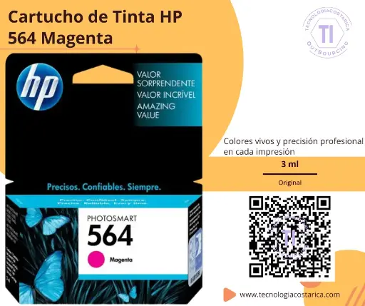 [CB319WL] HP 564 - 3 ml - magenta