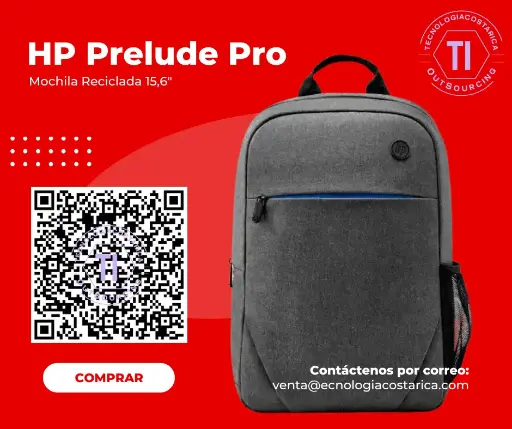 [1X644AA] HP Prelude Pro Mochila reciclada - 15,6"