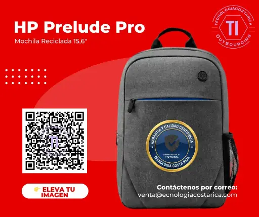 [1X644AA] Mochila: HP - Prelude 15.6 Backpack