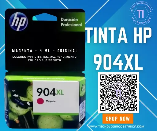 [T6M08AL] HP 904XL Magenta - 4 ml - Alto rendimiento