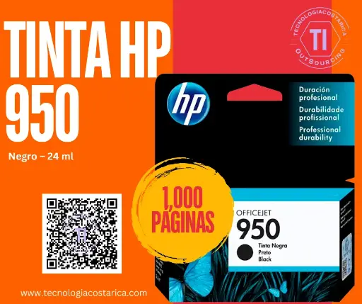 [CN049AL] Cartucho Tinta HP 950 - 24 ml - negro