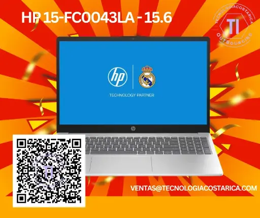 [A1UD1LA#ABM] COMPUTADORA Portátil HP 15-fc0043la - 15.6