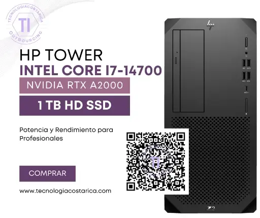 [A1ZK9LT#ABM] HP - Tower - Intel Core i7 I7-14700