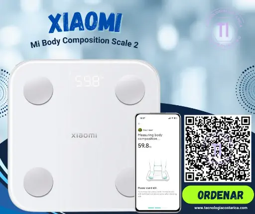 [21907] Xiaomi Mi Body Composition Scale 2 - Báscula para baño - blanco