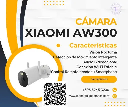 [43909] Xiaomi AW300 - Cámara de vigilancia de red