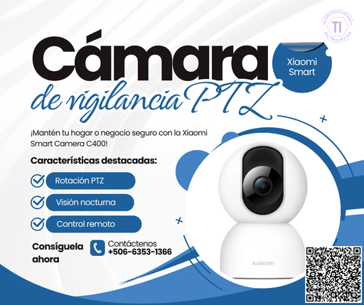 [42942] Xiaomi Smart Camera C400 - Cámara de vigilancia de red - PTZ