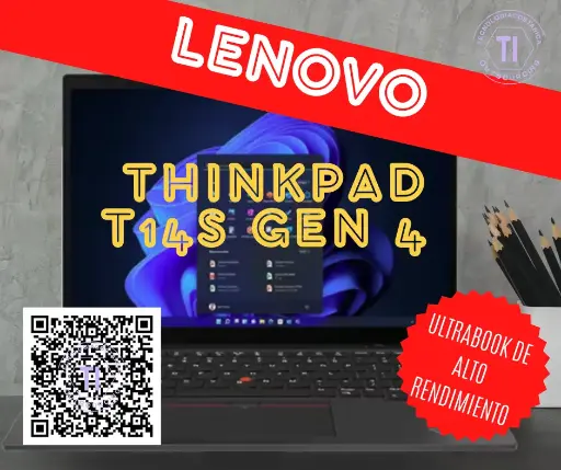 [21F60098FJ] Lenovo ThinkPad T14s Gen 4 - Ordenador portátil - 14"