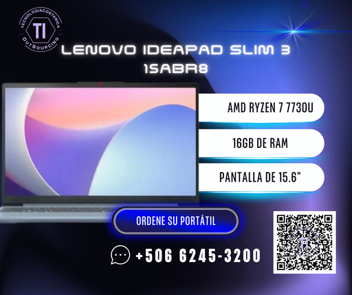 Lenovo IdeaPad Slim 3 15ABR8 - Ordenador portátil - 15.6"