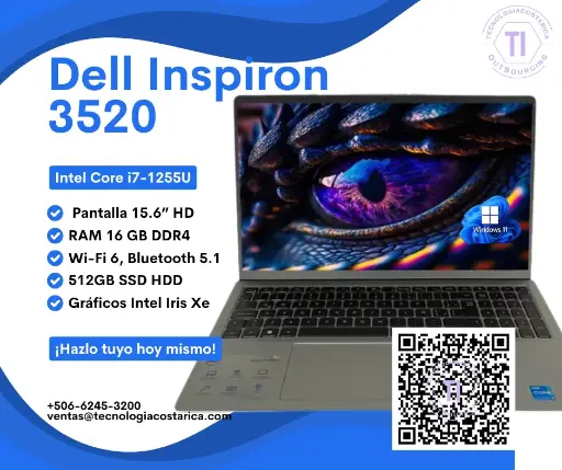 Dell Inspiron 15 3520 - Notebook - 15.6"