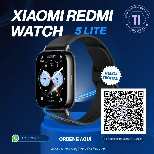 Xiaomi Redmi Watch 5 Lite - Smart watch - Black