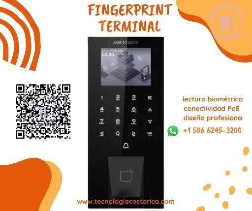 Hikvision - Value Fingerprint Terminal POE