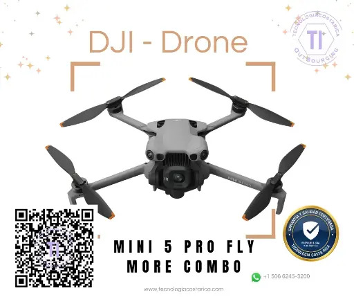 DJI - Drone - Mini 5 Pro Fly More Combo