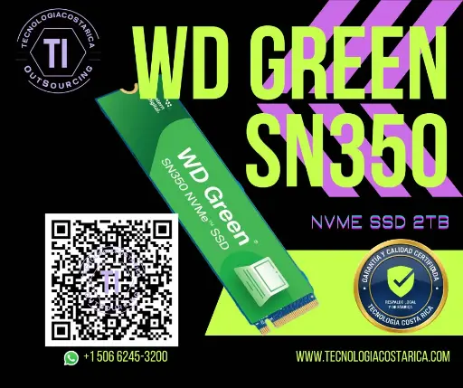 Disco duro: SSD 2TB WD Green SN350