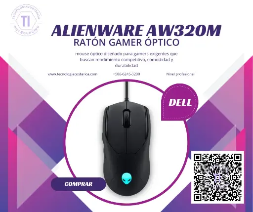 [AW320M-DEAM] Alienware AW320M - Ratón - óptico