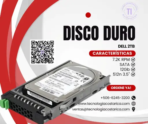 [400-ALQT] Dell - Disco duro - 2 TB